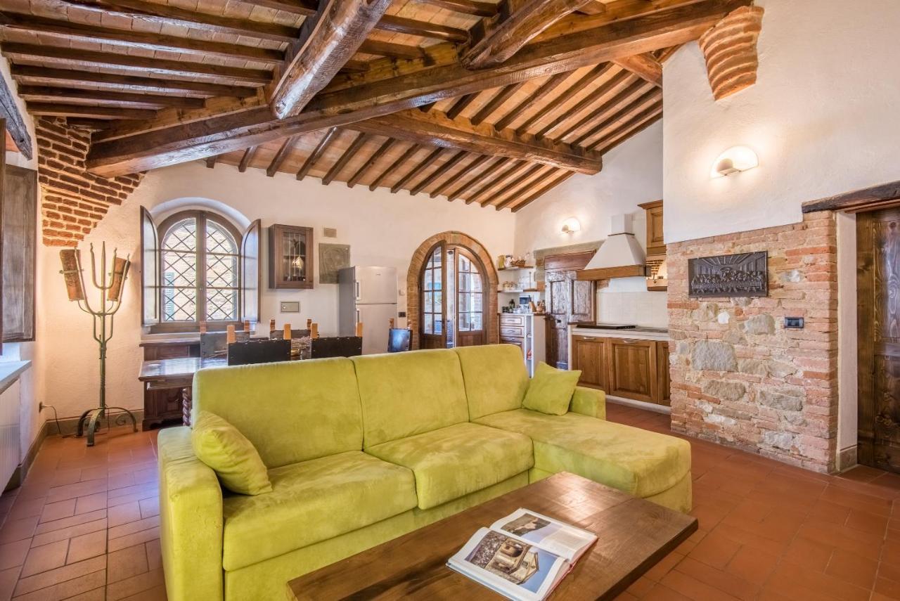 Apartmán Casale Rosennano - Loggia Exteriér fotografie